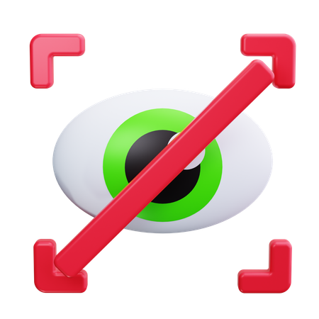 Barra de ojo  3D Icon