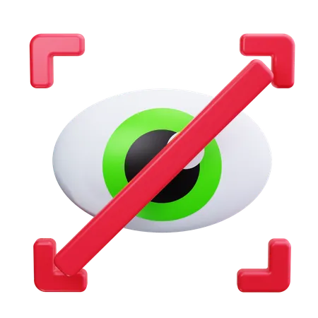 Barra de ojo  3D Icon