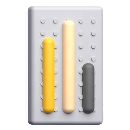 Barra vertical  3D Icon