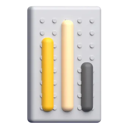 Barra vertical  3D Icon