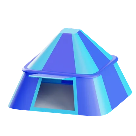 Barraca  3D Icon