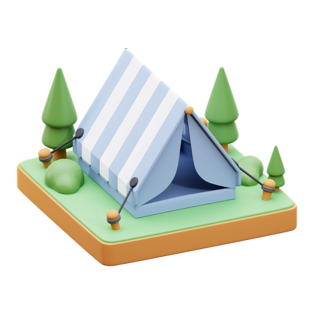 Barraca  3D Icon