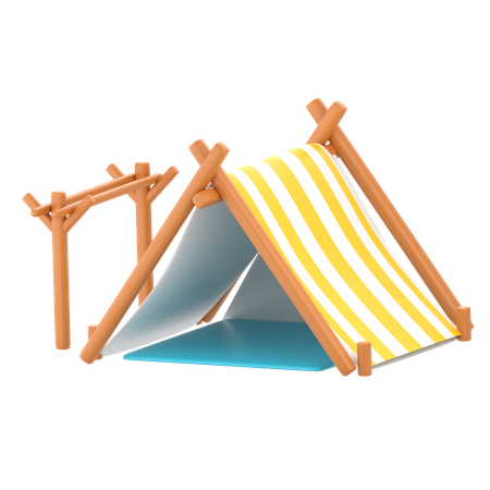 Barraca  3D Icon