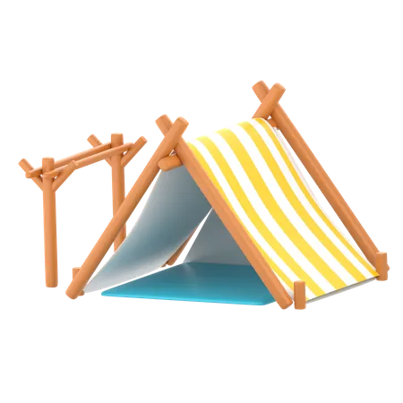 Barraca  3D Icon