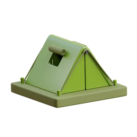 Barraca de acampamento  3D Icon