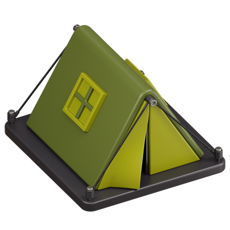 Barraca de acampamento  3D Icon