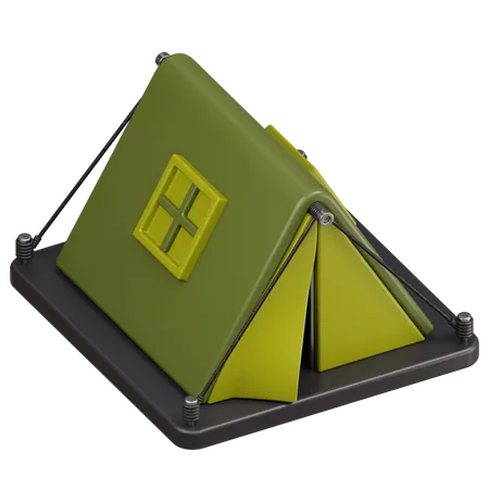 Barraca de acampamento  3D Icon