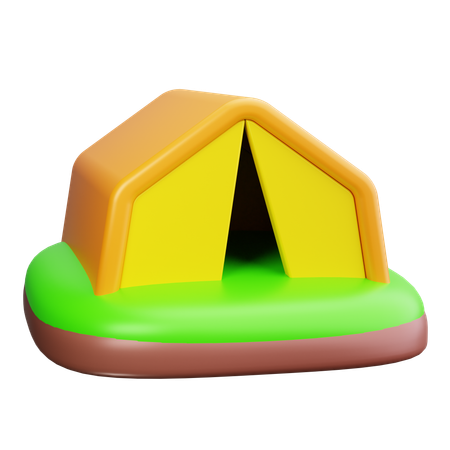 Barraca de acampamento  3D Icon