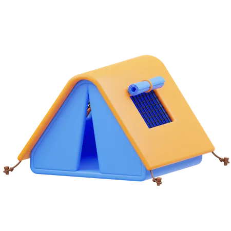 Barraca de acampamento  3D Icon