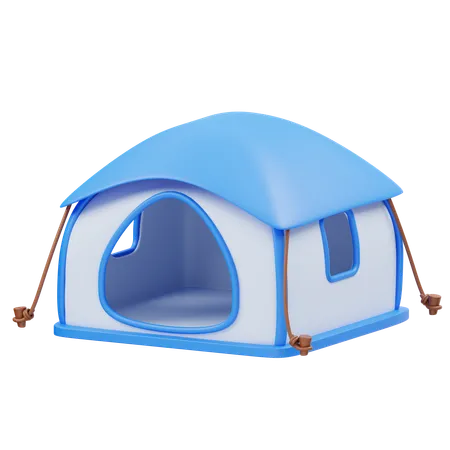 Barraca de acampamento  3D Icon