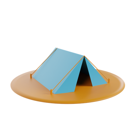 Barraca de acampamento  3D Icon