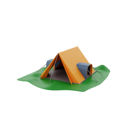 Barraca de acampamento  3D Icon