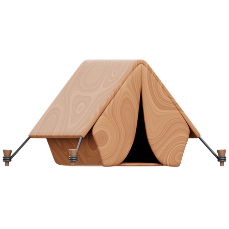 Barraca de acampamento  3D Icon