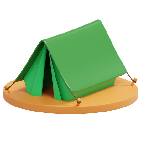 Barraca de acampamento  3D Icon