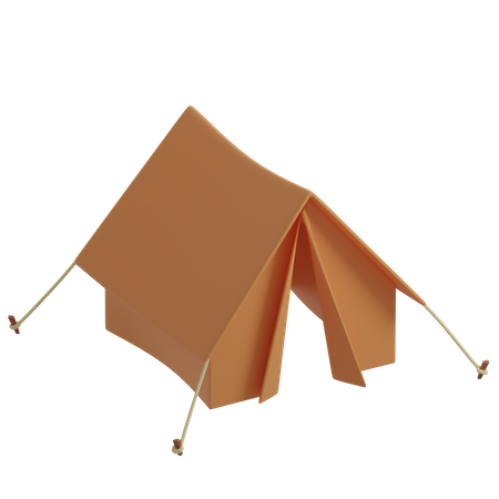 Barraca de acampamento  3D Illustration