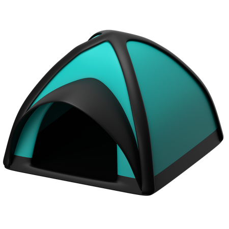 Barraca de acampamento  3D Icon