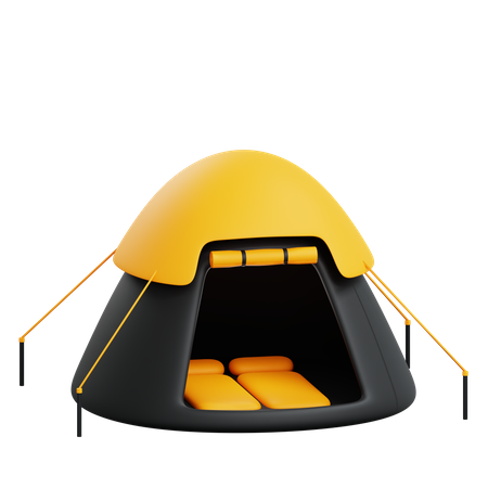 Barraca de acampamento  3D Icon