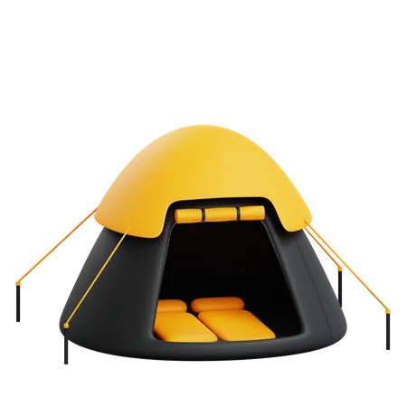 Barraca de acampamento  3D Icon