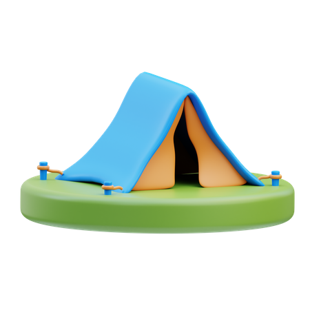 Barraca de acampamento  3D Icon