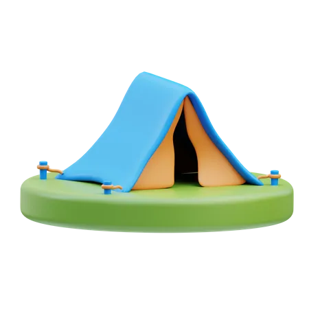 Barraca de acampamento  3D Icon