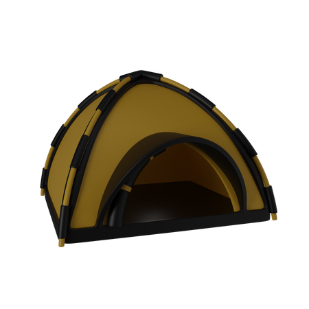 Barraca de acampamento  3D Icon