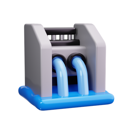 Barrage hydroélectrique  3D Icon