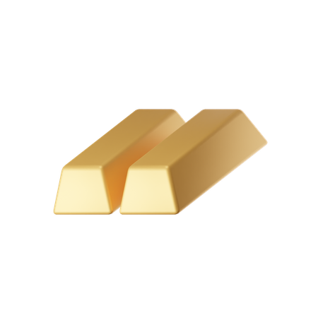 Barras de ouro  3D Icon