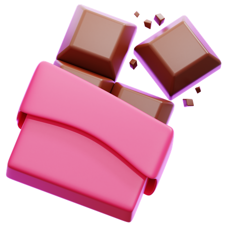 Barre de chocolat  3D Icon