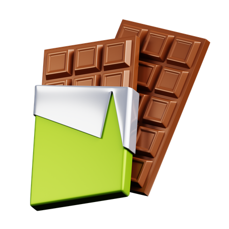 Barre de chocolat  3D Icon