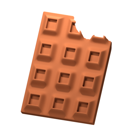 Barre de chocolat  3D Icon