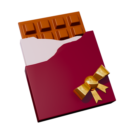 Barre de chocolat  3D Icon