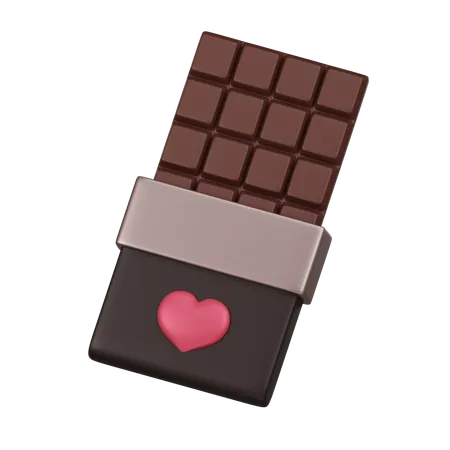 Barre de chocolat  3D Icon