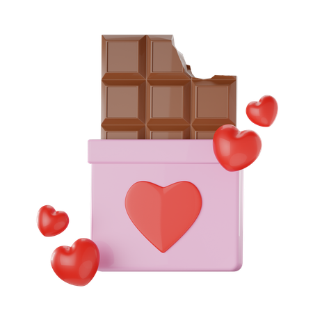 Barre de chocolat  3D Icon