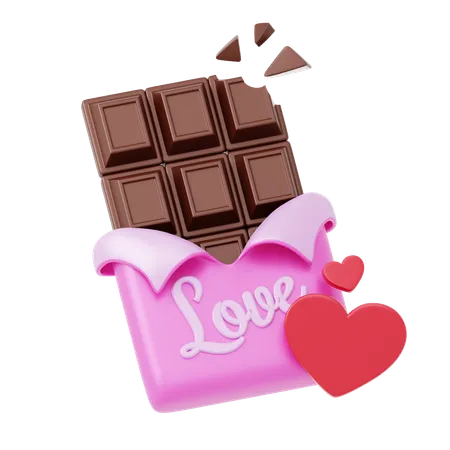 Barre de chocolat  3D Icon