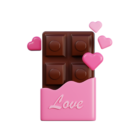 Barre de chocolat  3D Icon