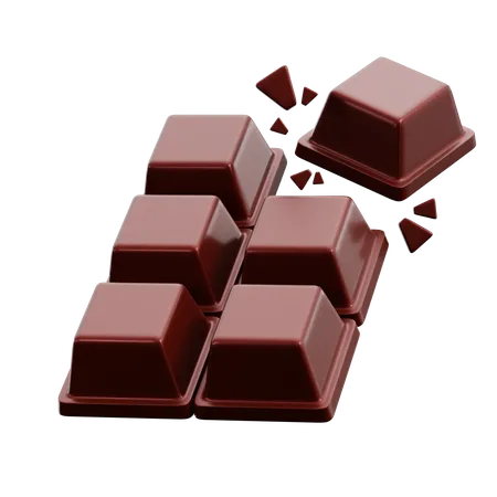 Barre de chocolat  3D Icon