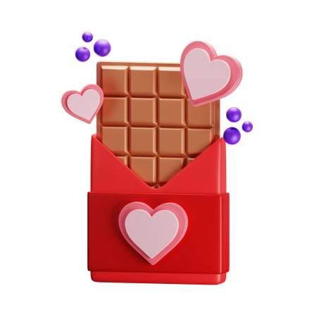 Barre de chocolat  3D Icon