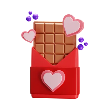 Barre de chocolat  3D Icon