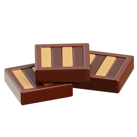 Barre de chocolat  3D Icon