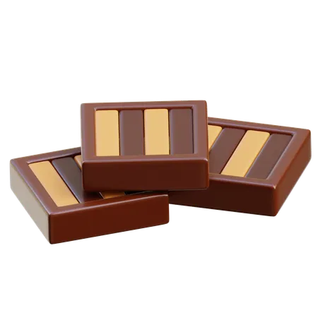 Barre de chocolat  3D Icon