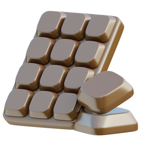 Barre de chocolat  3D Icon