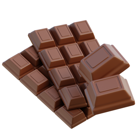 Barre de chocolat  3D Icon