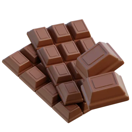 Barre de chocolat  3D Icon