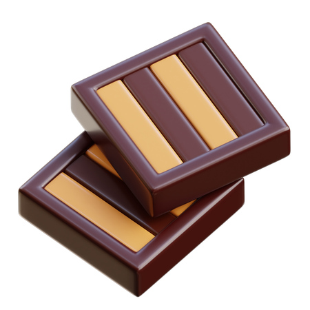 Barre de chocolat  3D Icon