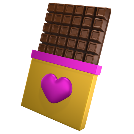 Barre de chocolat  3D Icon