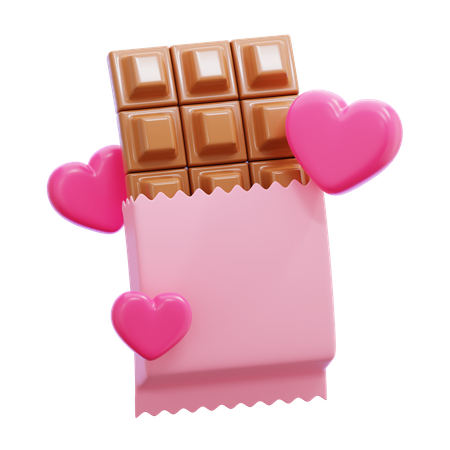 Barre de chocolat  3D Icon