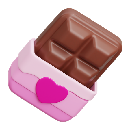 Barre de chocolat  3D Icon