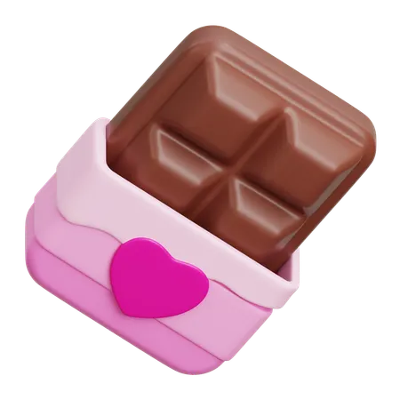 Barre de chocolat  3D Icon