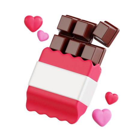 Barre de chocolat  3D Icon