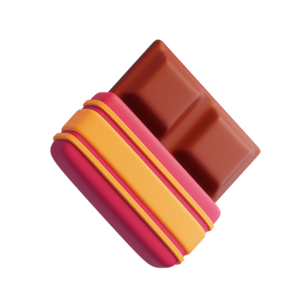 Barre de chocolat  3D Icon